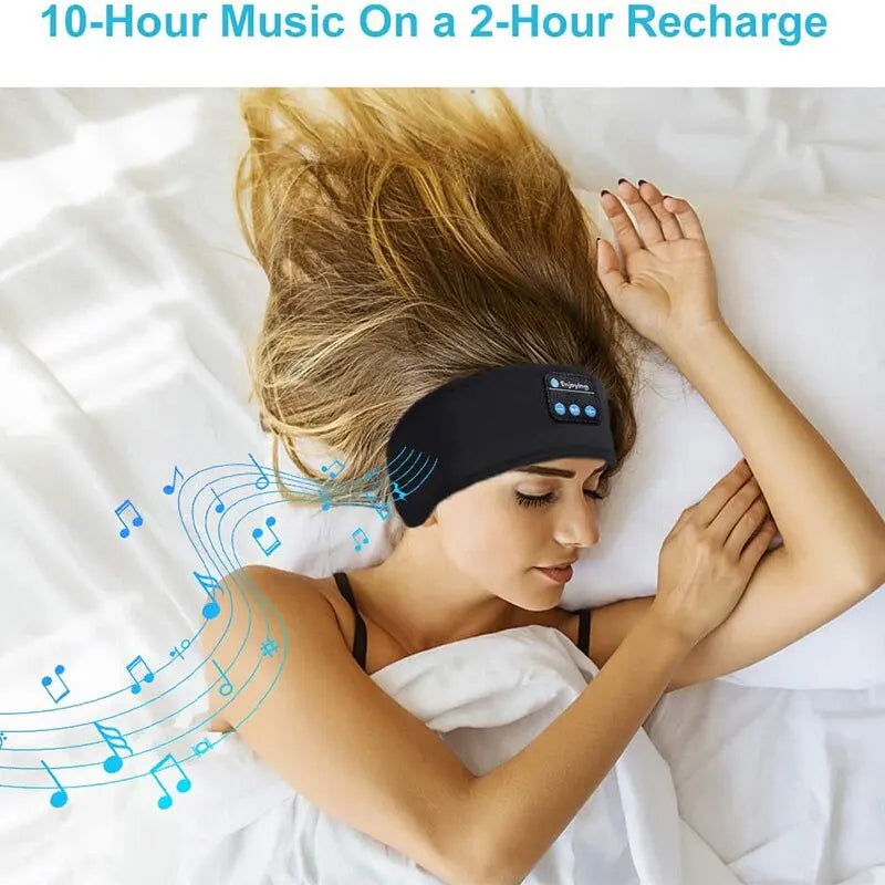 Headband com fone de ouvido para dormir sem fio bluetooth