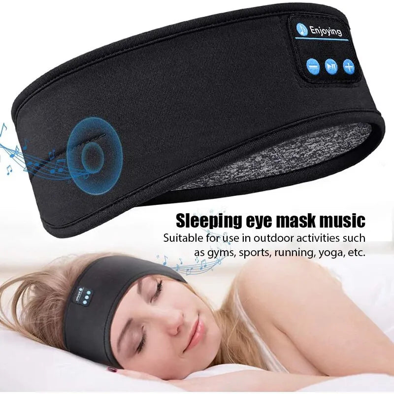 Headband com fone de ouvido para dormir sem fio bluetooth