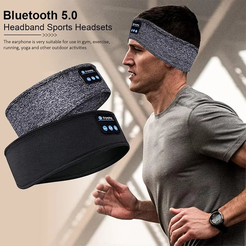 Headband com fone de ouvido para dormir sem fio bluetooth