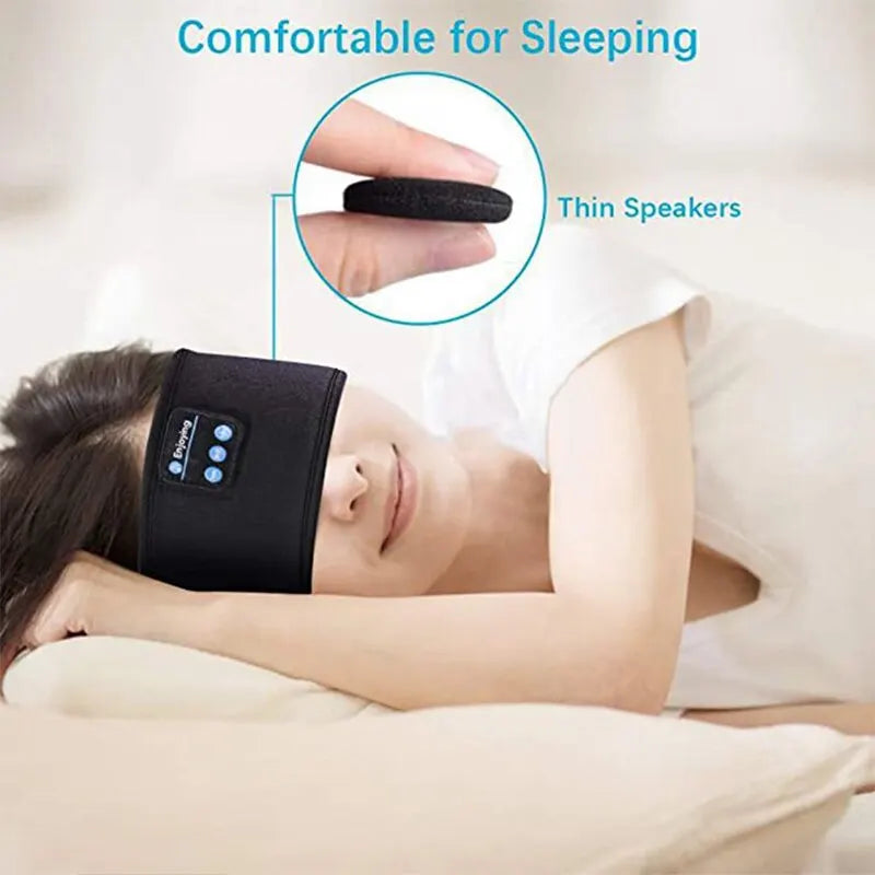 Headband com fone de ouvido para dormir sem fio bluetooth